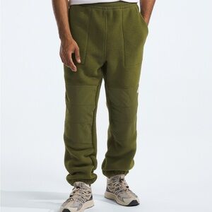 The North Face Ripstop Denali Pant Men's Green Fleece Jogger Pants Small NWT